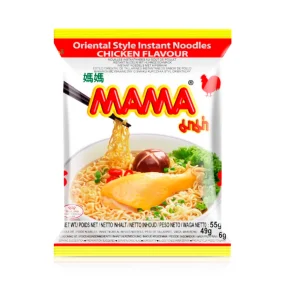 Лапша быстрого приготовления с куриным вкусом - Мама, 60 г